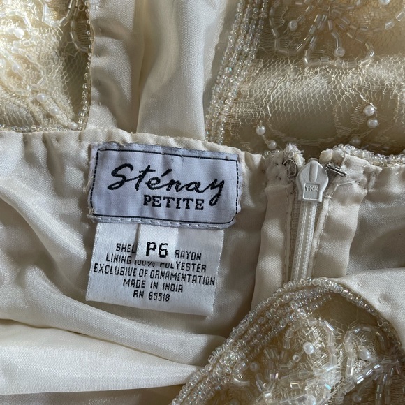 Vintage Dead Stock NWT Beaded Wedding Bride Gown - Picture 10 of 10